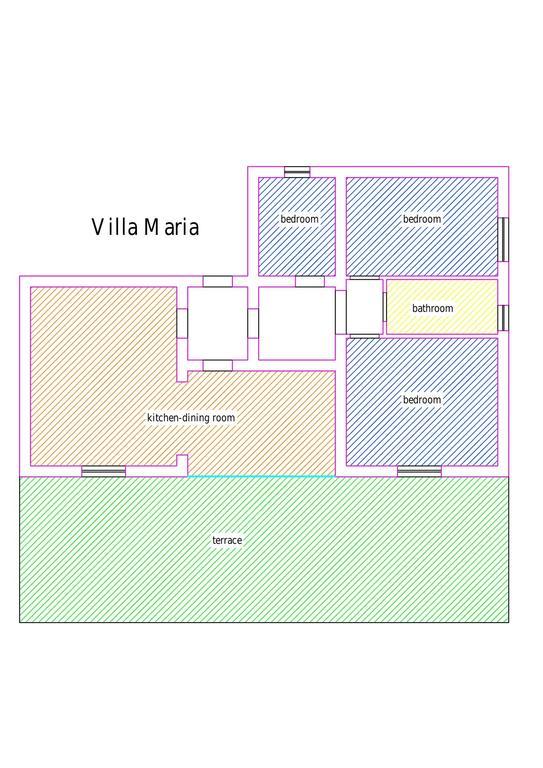 Villa Maria Una Finestra Sul Mare ヴァルデーリチェ 部屋 写真