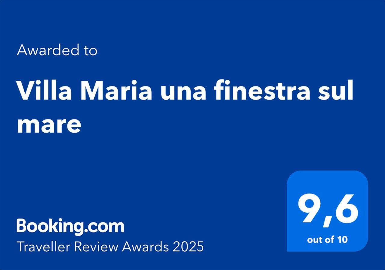 Villa Maria Una Finestra Sul Mare ヴァルデーリチェ エクステリア 写真
